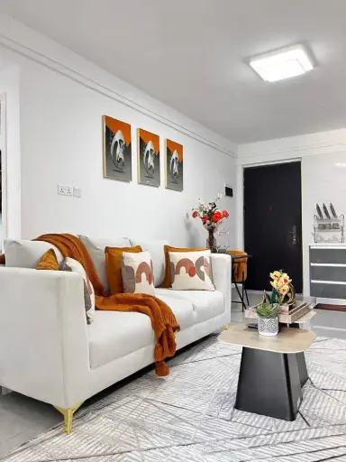 [Kilimani,Nairobi  A you looking for a spacious and elegantly furnished 1 bedroom apartment where you could  have your staycation in? Well, look no more. This is a luxurious 1 bedroom apartment situated in Kilimani ready for bookings for short-term/long-term stays.   Amenities  Coffee shop  Golf at the rooftop  Mart Fully Equipped Gym Ample parking space  Backup Generator  Smart TV  High speed lifts  Fitted kitchen  Speed wifi  Security 24/7 And other common Amenities   To book Call/WhatsApp +254700393693] Furnished 1 bedroom apartments in kilimani 